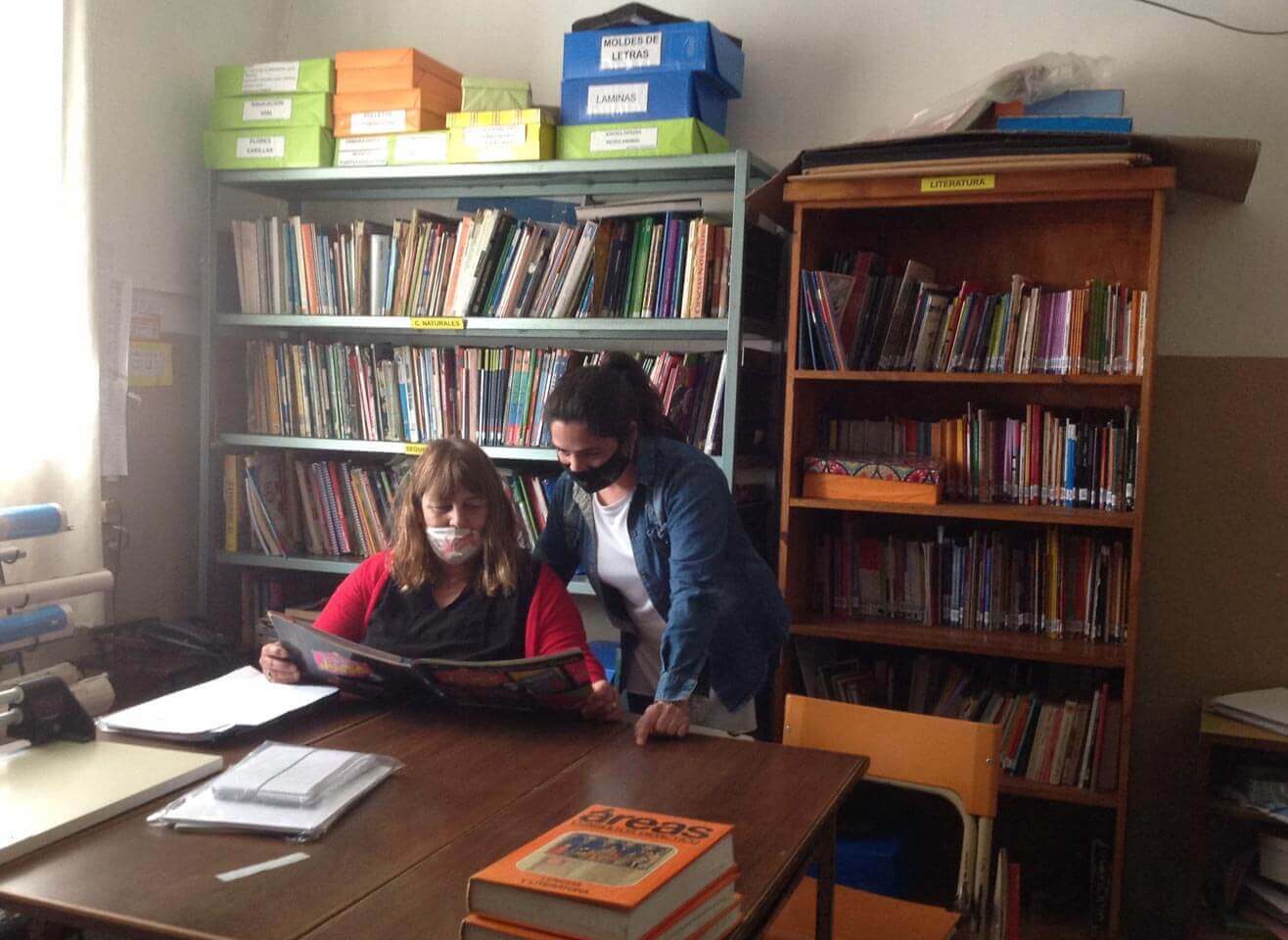 Biblioteca Pedro Boloqui,  Escuela Prov. 11 - Lezama.