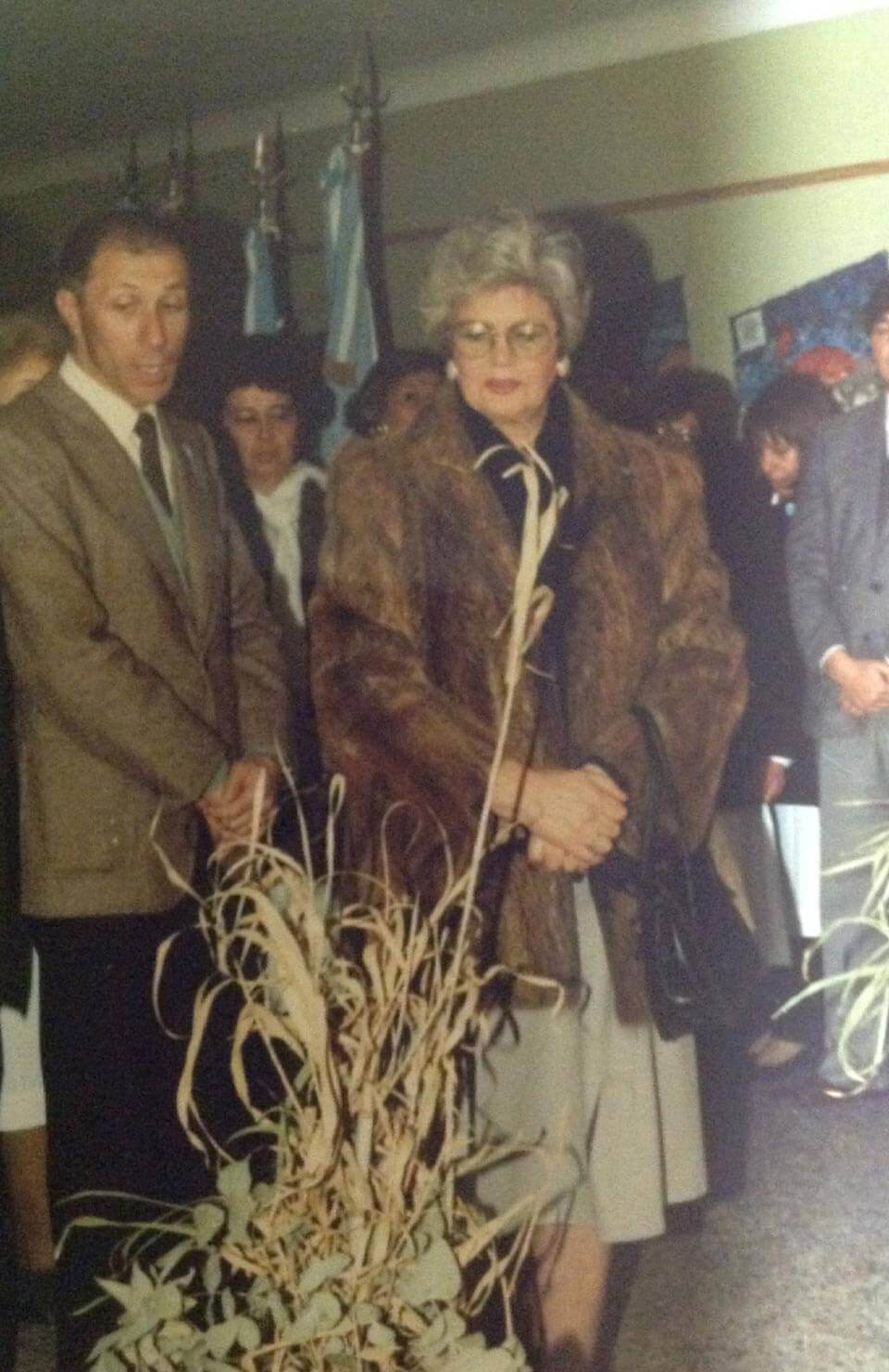 Ana Maria Piccolo en inauguración de Biblioteca Pedro BOLOQUI .Escuela 11 de Lezama