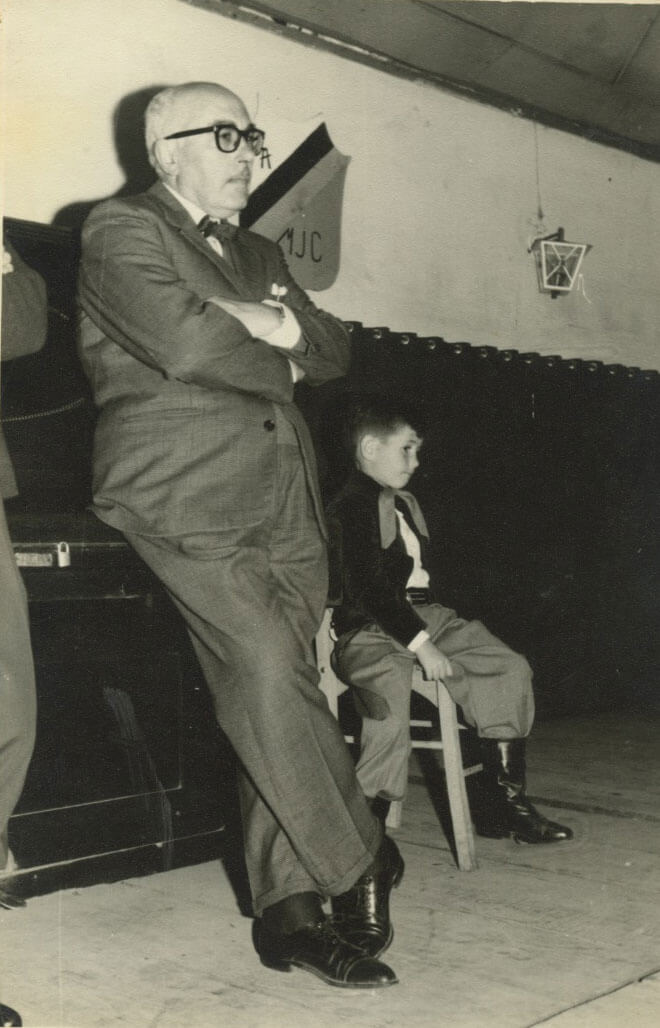 Pedro Boloqui en el Club Cobo de Lezama, 1955.